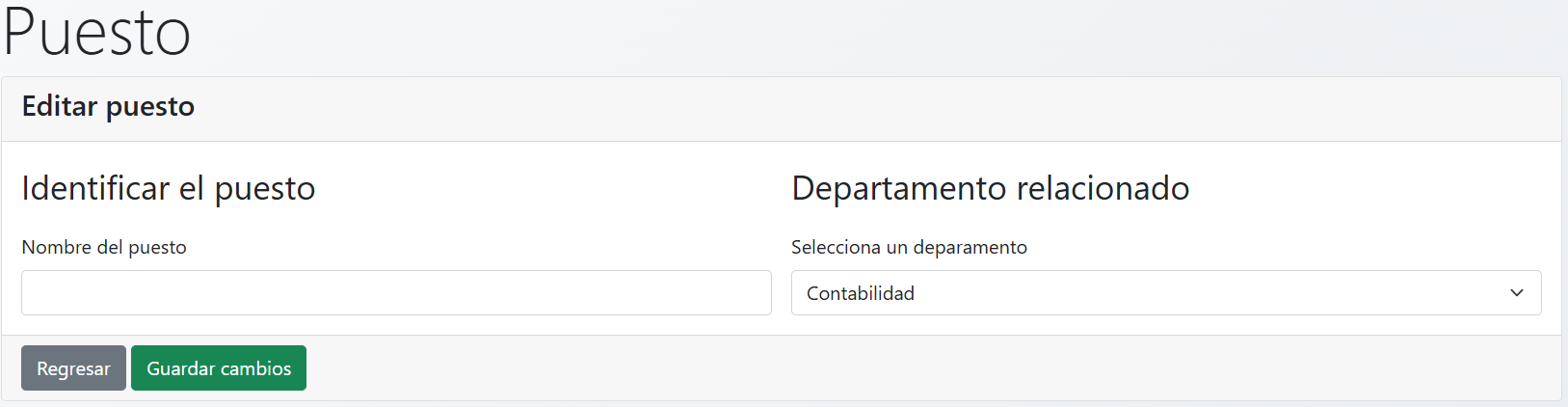 crear puesto